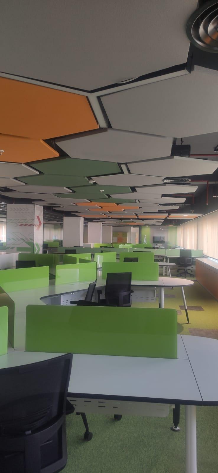 Grid Ceiling & MEP Installation — On-site proof by RA CONTRACTOR