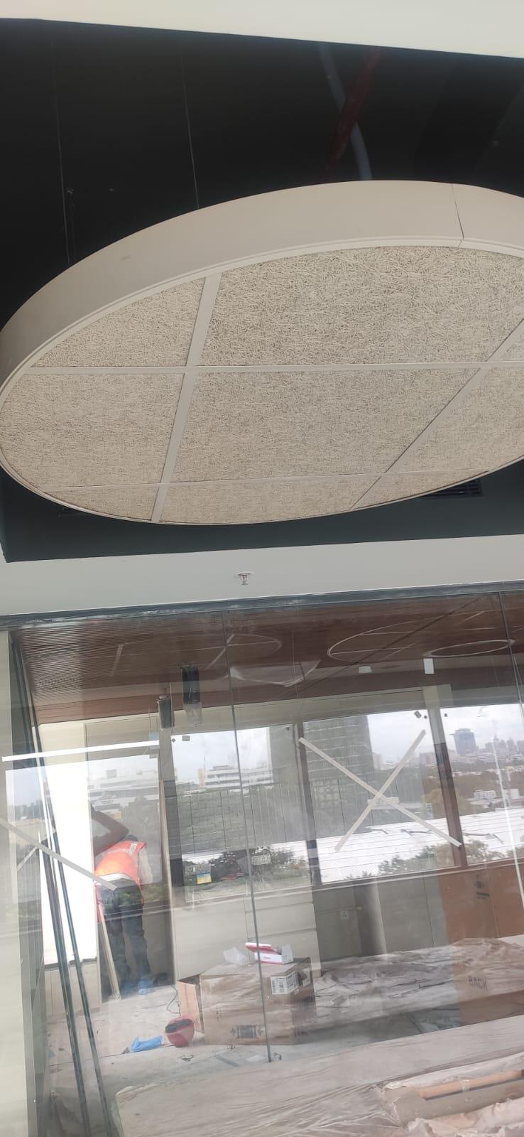 Modern Acoustic Ceiling & Office Fit-out — On-site proof by RA CONTRACTOR