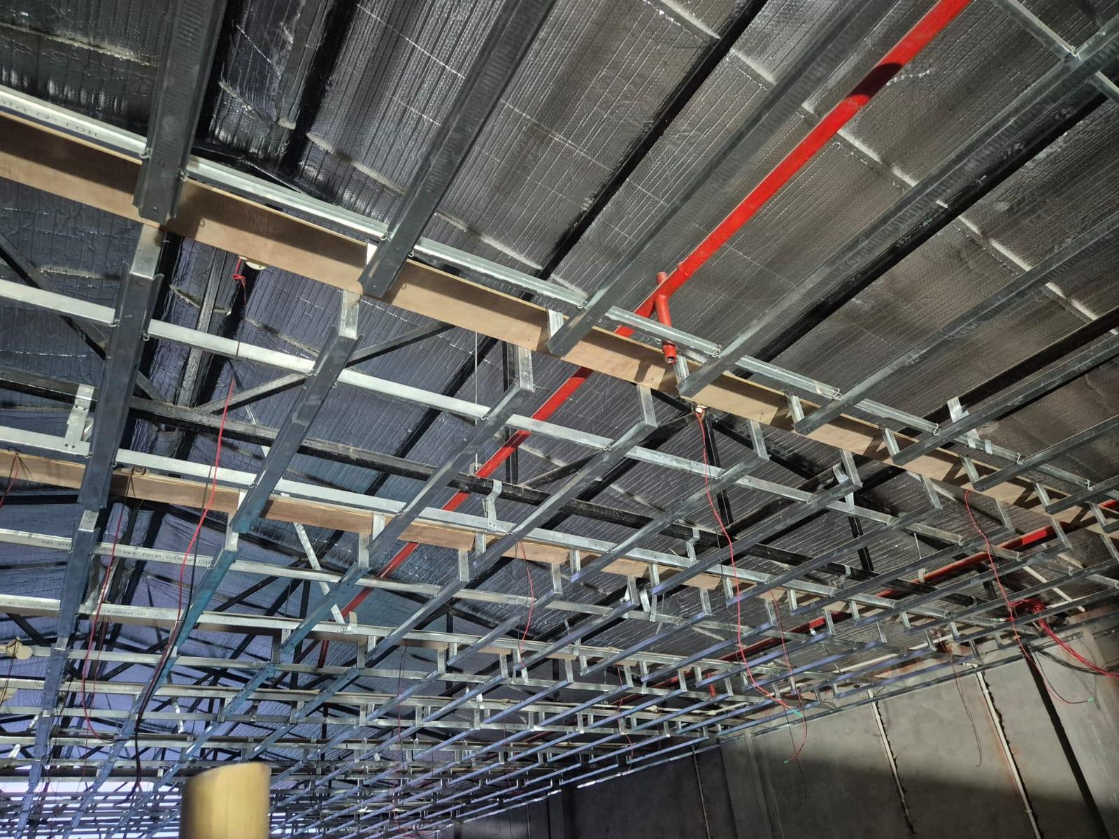 Modern Acoustic Ceiling & Office Fit-out — On-site proof by RA CONTRACTOR