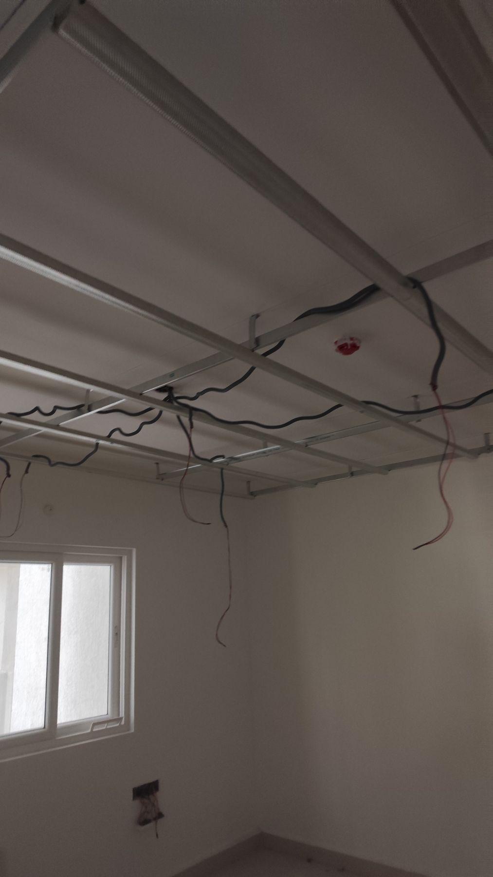 Grid Ceiling & MEP Installation — On-site proof by RA CONTRACTOR